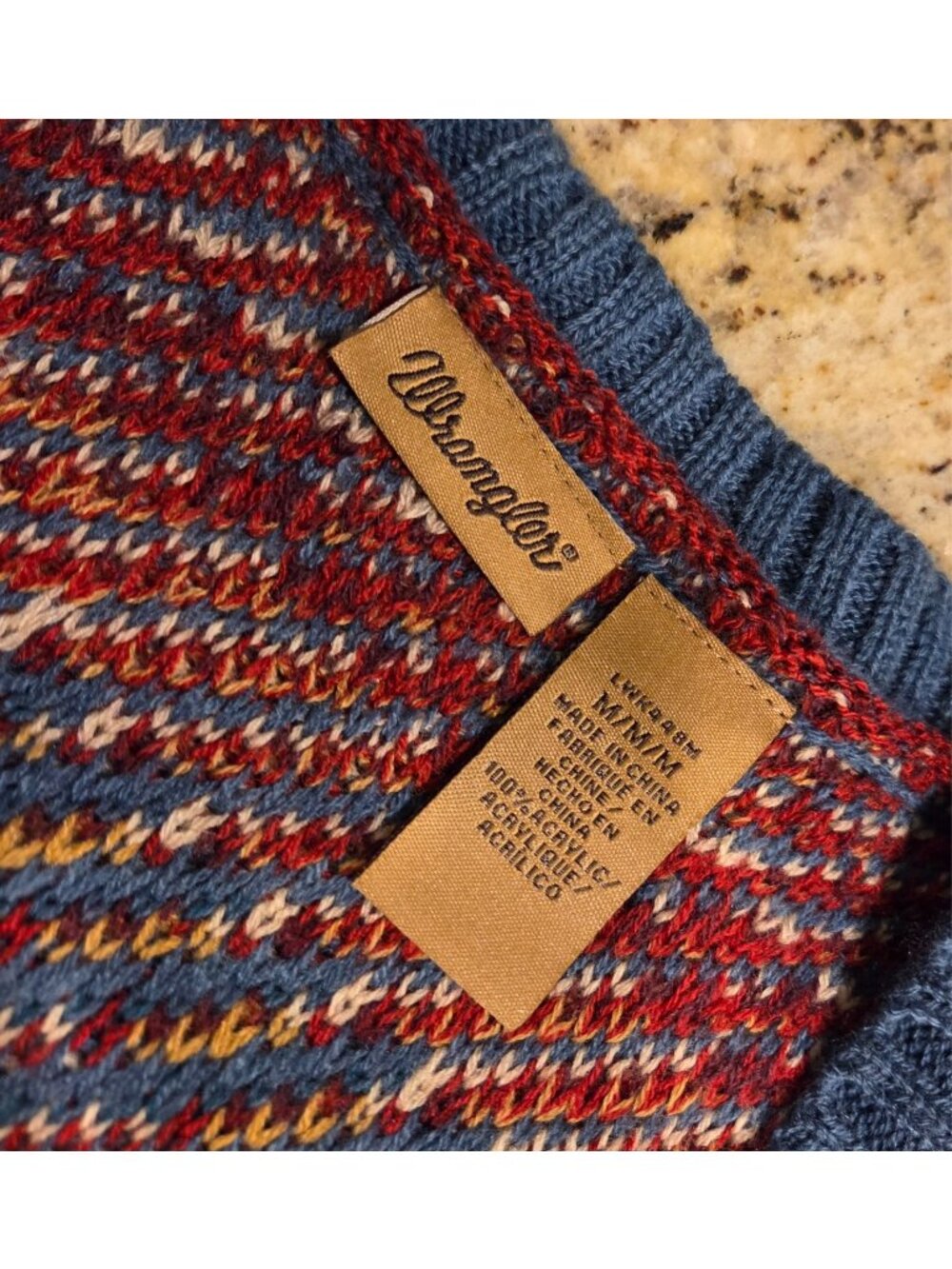 Wrangler Open Cardigan Sweater Womens M Fringe Aztec Southwestern Cowgirl - Picture 10 of 14
